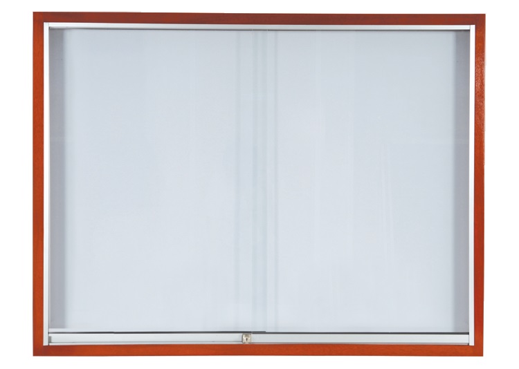 Sliding Glass Cabinet – Wooden Frame